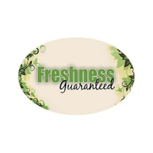 FRESHNESS GUARANTEED - STICKER