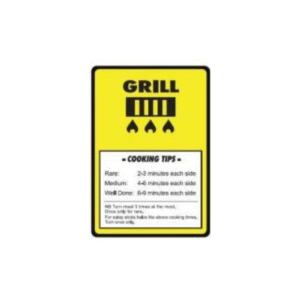 GRILL TIPS - STICKER