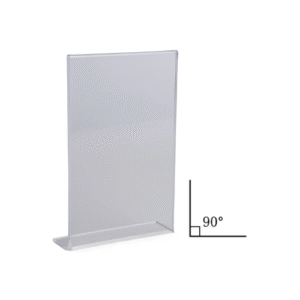 A4 Acrylic Stand 90 Degrees
