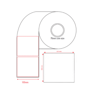 Shipping Label - 105*100mm